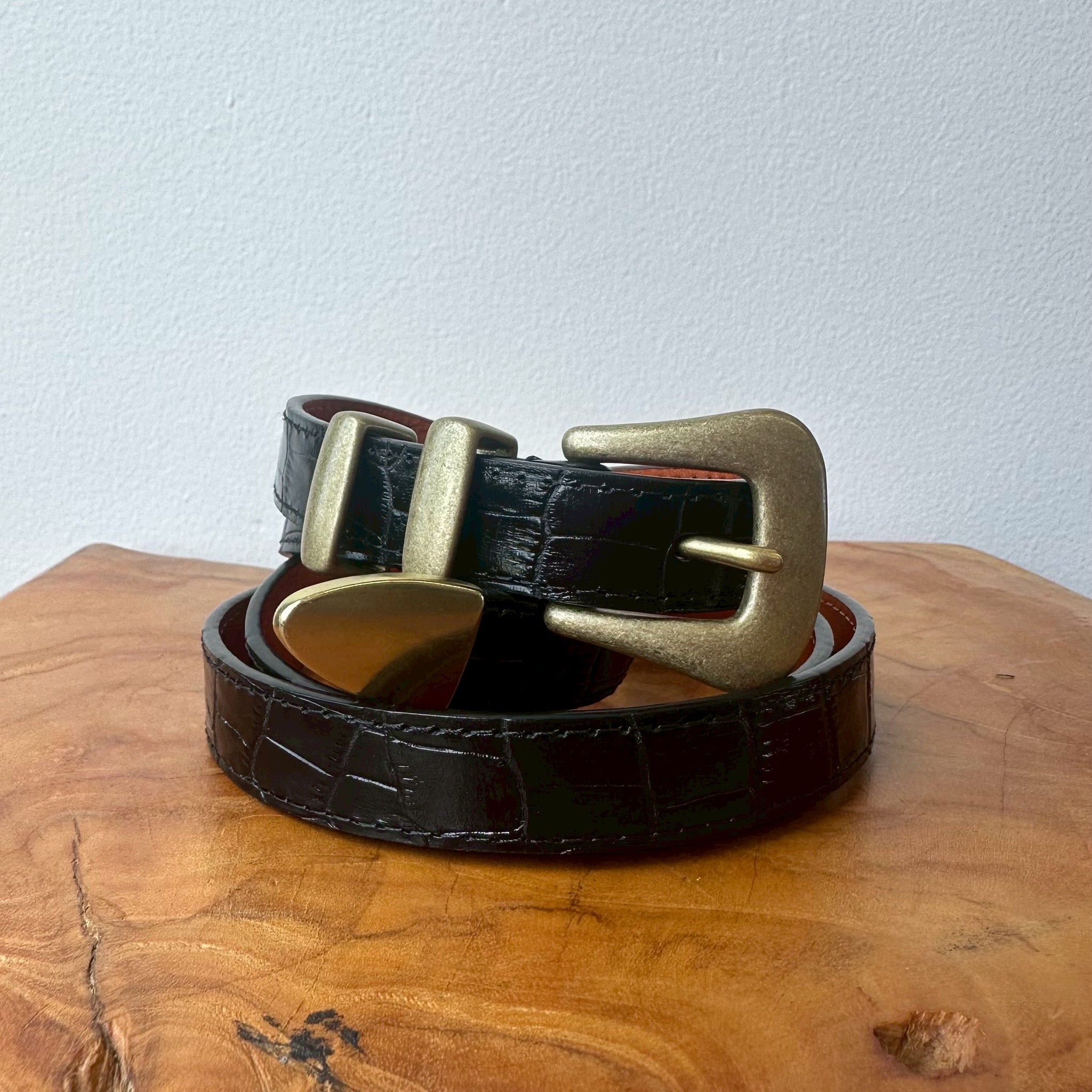 Narrow Western Belt Choromexcel Narrow Western Belt DECi
